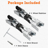 2* X-Chock Wheel Stabilizer Trailer Camper RV Tire Locking Chock For 3.5''-11''