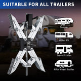 2* X-Chock Wheel Stabilizer Trailer Camper RV Tire Locking Chock For 3.5''-11''