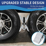 2* X-Chock Wheel Stabilizer Trailer Camper RV Tire Locking Chock For 3.5''-11''