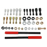 Proium 42PCS Thread Repair Restorer Kit Thread Chaser Set UNF UNC Rethreading Tool