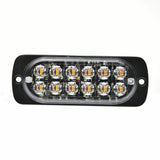 10X Amber 12LED Car Truck Emergency Beacon Warning Hazard Flash Strobe Light Bar