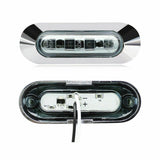 10x 4 LED White Side Marker Clearance Light For Trailer Caravan Truck 12V 24V AU