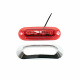 10x LED CLEARANCE LIGHTS SIDE MARKER LAMP RED TRAILER TRUCK CARAVAN 12V/24V AU