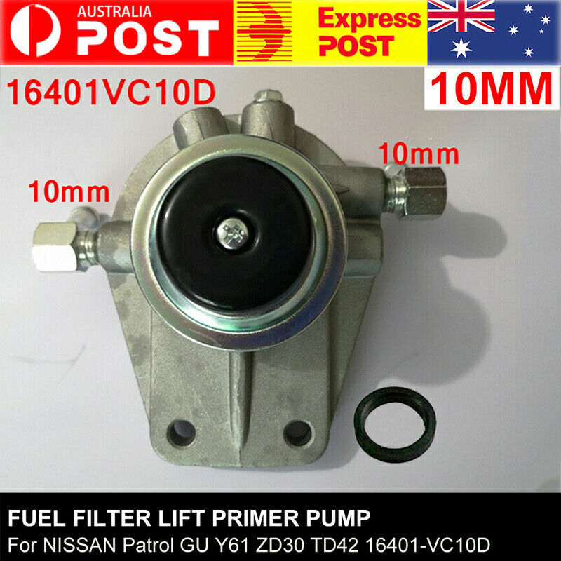 Diesel Filter Holder, Diesel Fuel Filter Primer Pump 16401‑VC10D  Replacement Fit for Patrol GU Y61 ZD30 TD42 : Automotive 