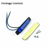 10X Marine Boat Bow Navigation Light 3.8" 6 LED Yacht Deck Spreader Lamp Blue AU