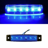 10X Marine Boat Bow Navigation Light 3.8" 6 LED Yacht Deck Spreader Lamp Blue AU