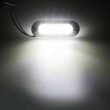 10x 4 LED White Side Marker Clearance Light For Trailer Caravan Truck 12V 24V AU