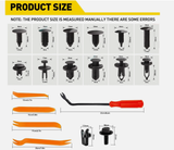 240pc  Engine Undertray Wheel Arch Lining Splashguard Trim Clips