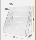 Trading Card Display Stand, 5 Tier Vertical Holder for Baseball Basketball Sport