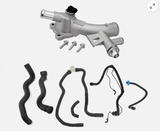 Thermostat Housing Water Outlet Radiator Hose KIT