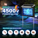 Solar Bug Zapper Outdoor Mosquito & Fly Killer Lamp