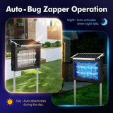Solar Bug Zapper Outdoor Mosquito & Fly Killer Lamp