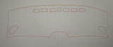 Brand New Non-Slip Dash Mat Dashboard Cover Black