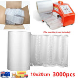 Air Pillow Film Bubble Roll Inflatable Bag Packaging Pillow filler 3000/6000pcs