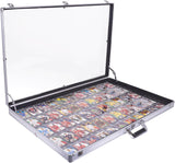 Sports Card Display Case Aluminum Glass Trading Card Display Case