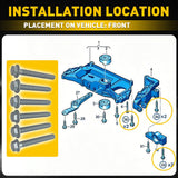 Fit VW Audi Front Subframe & Consoles Bolt kit Golf A3 Mk5 Mk6 Touran N10640301