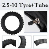 Black 2.50-10 2.50x10 Rubber Tire & Inner Tube Set for Honda CRF50 XR50 PW50 UK