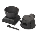 Cast Iron Wood Pot Belly Heater Heat Up To 30 Square Camping Heating Coal Stove