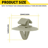100x Clips Fit Exterior Side Moulding Door Plastic Trim Panel