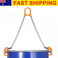 Drum Lifter Chain With Self-Locking Hook 1000 LBS Vertical Lift - 44 gallon drum