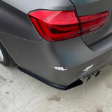 Series M3 F30 Gloss Black Rear Corner Side Spats Diffuser Splitter