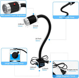 9W CNC LED Light Lamp Magnetic Base For Machine Work Tool Lathe Milling
