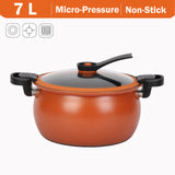 7L Micro Pressure Cooker Large Capacity Pot Kitchenware Multipurpose