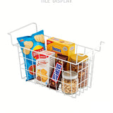 2 Pack Deep Freezer Organizer Bins Stackable Freezer Organizer Baskets
