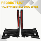 Front LH & RH Windshield Wiper Cowl Panel