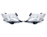 PAIR LEFT RIGHT FRONT HALOGEN HEADLIGHT LAMPS