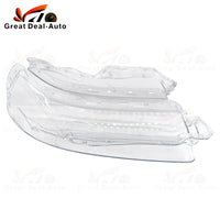 Pair Left+Right Headlight Lens Cover Clear