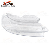 Pair Left+Right Headlight Lens Cover Clear