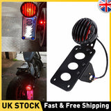 Motorbike Motorcycle Side Mount License Number Plate Holder Tail Light Bracket