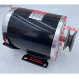 Electric Scooter Motor 800w 36v 11 Tooth 8mm Sprocket ZY1020 Reversible 2800 RPM