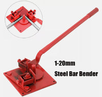 Manual Steel Bar Bender Rebar Bender Portable Construction Building Bending Tool