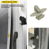 100x Clips Fit Exterior Side Moulding Door Plastic Trim Panel