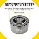 Front Hub Wheel Bearing Kit