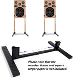 Steel Shooting Targets Stand Foundation Paper Targets Holder Adjustable Base