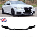 FRONT SPLITTER VALANCE SPOILER GLOSS BLACK