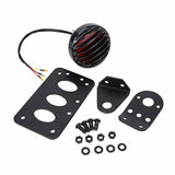 Motorbike Motorcycle Side Mount License Number Plate Holder Tail Light Bracket