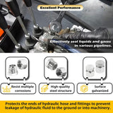 Hydraulic Cap and Plug Hose Tube Pipe Fitting Cap Plug Kit