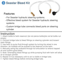 Steering Cylinder Seal HS5157 + Bracket Puller + Bleed Kit