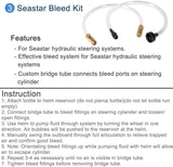Steering Cylinder Seal HS5157 + Bracket Puller + Bleed Kit