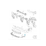 FRONT LEFT RIGHT Bumper Reinforcement Mounting Bottom VAUXHALL ASTRA J ZAFIRA C