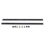 2pcs L-Track Tie Down Point Rail Trailer Caravan Cargo Camper With 4x Rings Kit