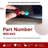 800-643 5/16'' Aluminum Line Splice Repair Kit Works for A/C, coolant Etc