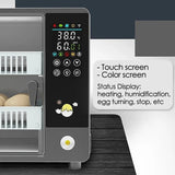 24 Egg Incubator Full Automatic Temperature Control Chicken Duck Quail Poultry