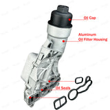 Aluminum Oil Cooler Filter Housing