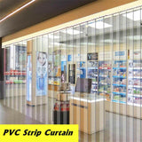 Coolroom Door Strip Freezer Room Curtain with Hanging Rail Kit