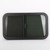 RV Window 700x400mm Horizontal Slide Camper Window Waterproof Round Corner
